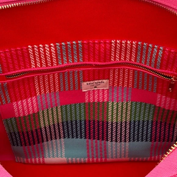 Vibrant Pink and Red Tote Bag - Picture 3 of 5